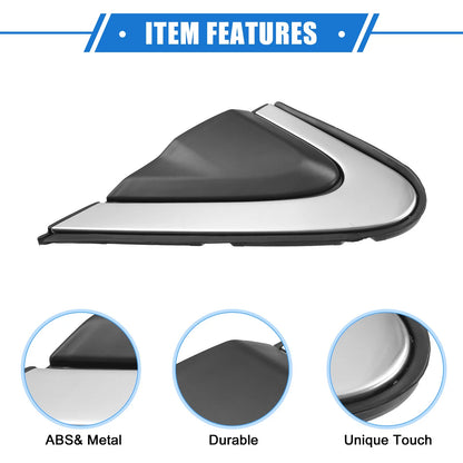 Front Left Door Mirror Flag Cover for Honda CR-V (2012-2016) Black