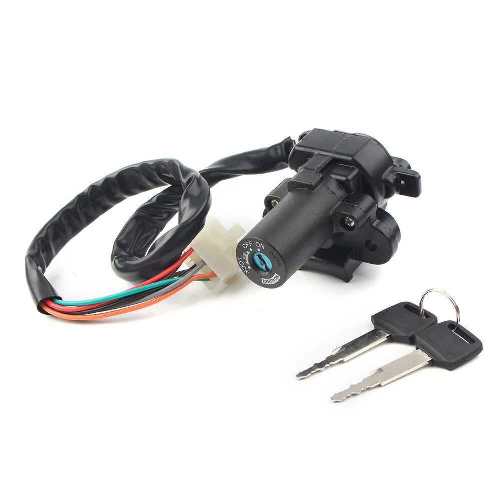 Fuel Gas Cap Ignition Switch Lock Set for Kawasaki Ninja ZX6R ZX7R ZX9R (2000-2002)