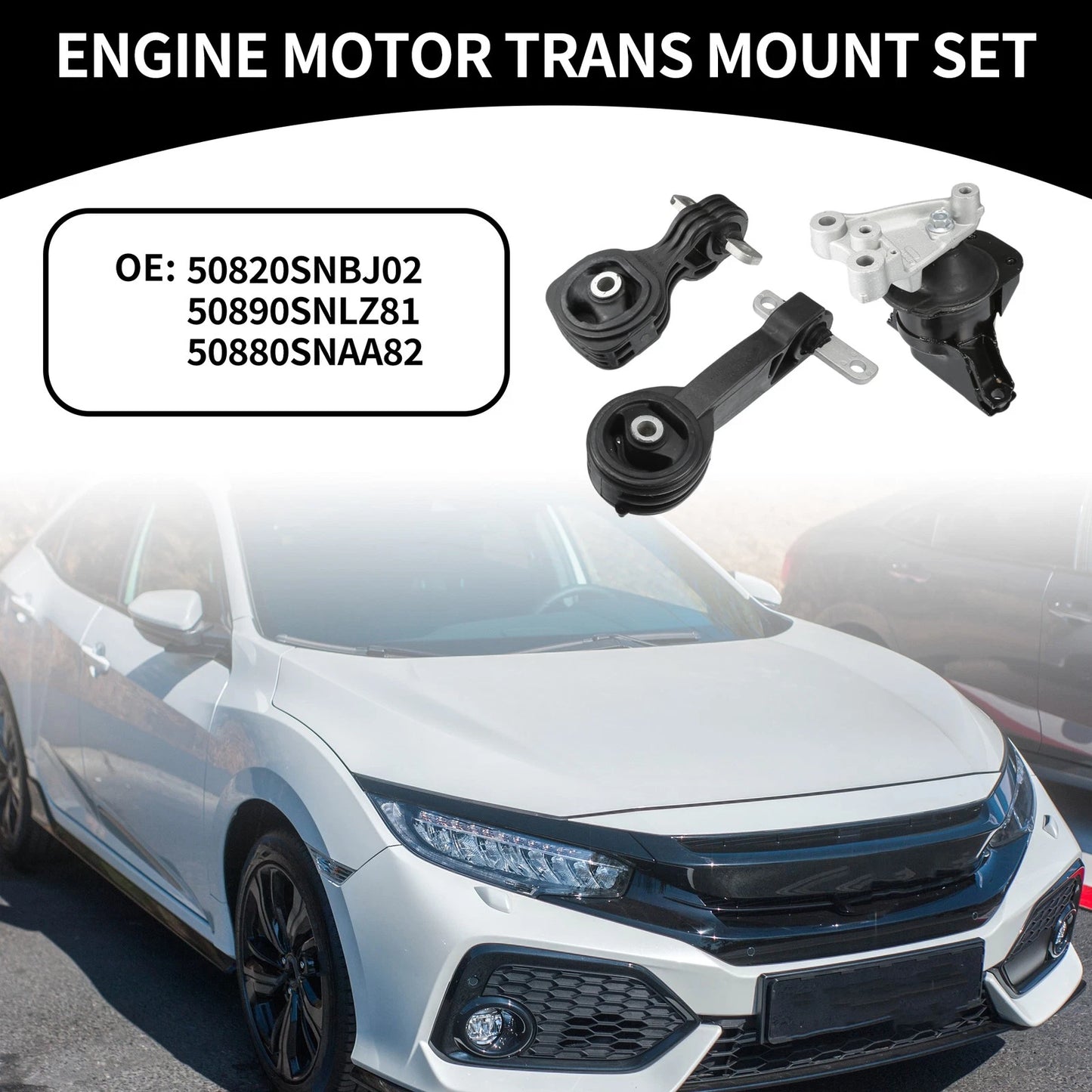Engine Motor Mount 1 Set for Honda Civic 2006-2010
