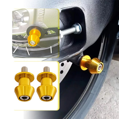 Gold Swingarm Spools for Kawasaki Ninja 250 300 400 650 (2013-2023)