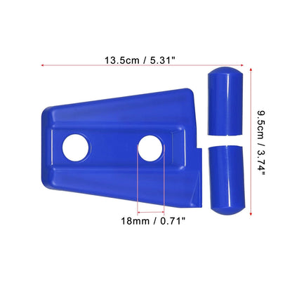 Engine Hood Hinge Covers for Jeep Wrangler 2007-2018 Dark Blue