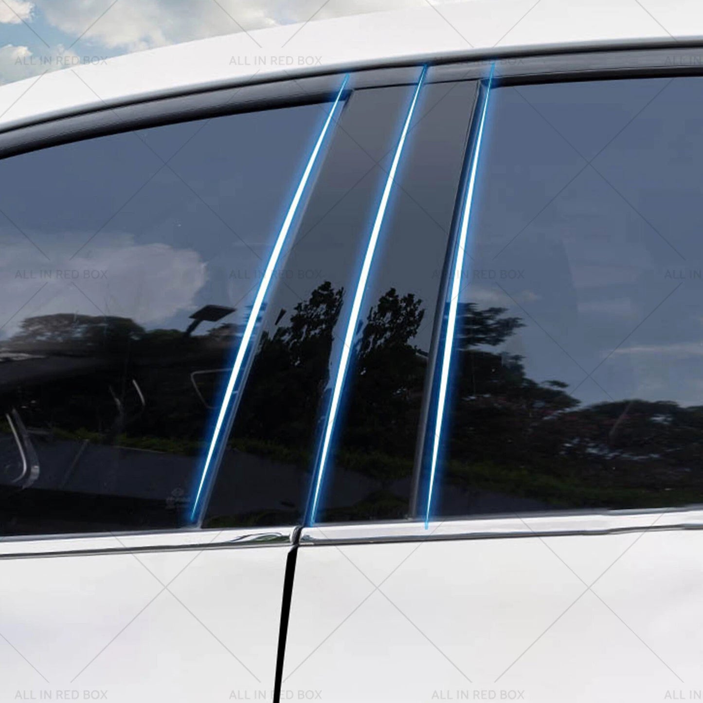 7pcs Pillar Post Cover Trims for Ford Explorer, Sport Trac (2002-2010)