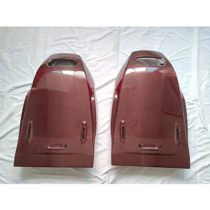 Red Dry Carbon Fiber Seat Back Panel Cover Replace for Lamborghini URUS 18-22