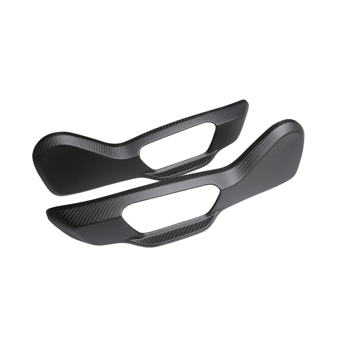 2 x Matte Carbon Fiber Seat Adjust Switch Panel Covers for Supra A90 A91 (19-23)