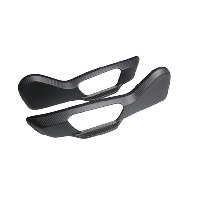 2 x Matte Carbon Fiber Seat Adjust Switch Panel Covers for Supra A90 A91 (19-23)