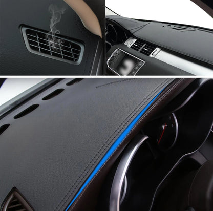 Leather Dash Mat Dashboard Cover Dashmat Interior Pad for Challenger (2015–2023)