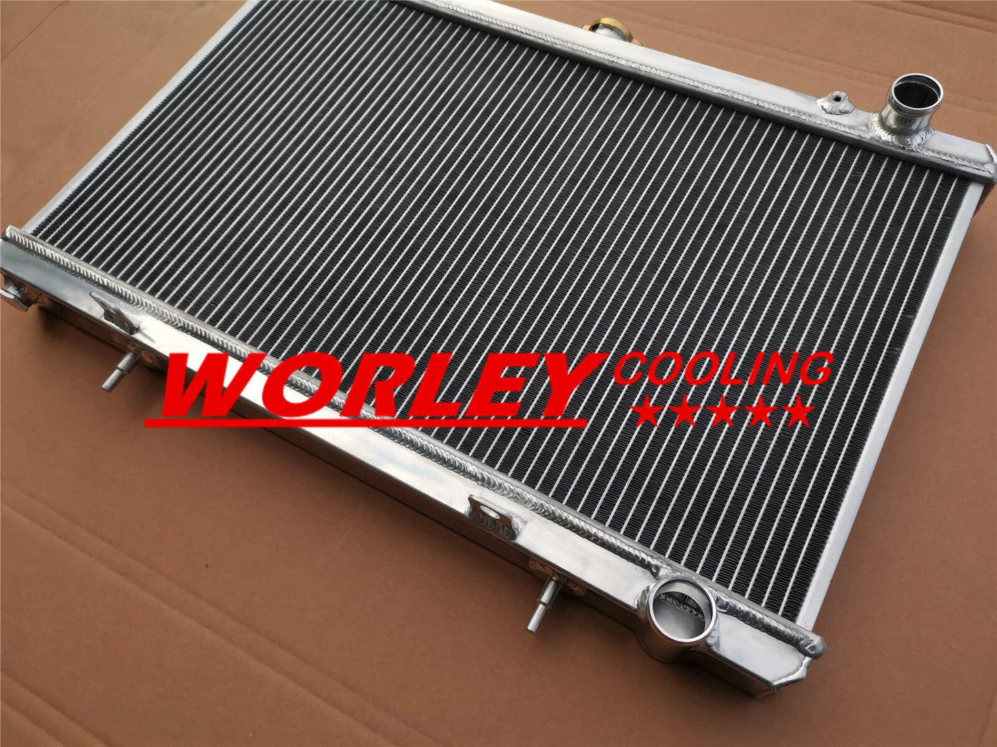 Aluminum Radiator + Black Silicone Hose + Shroud + Fan for Silvia S13 (1989-1994)