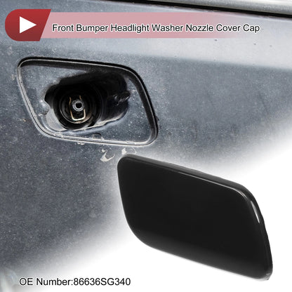 Front Right Washer Nozzle Cover for Subaru Forester (2016-2018) Black