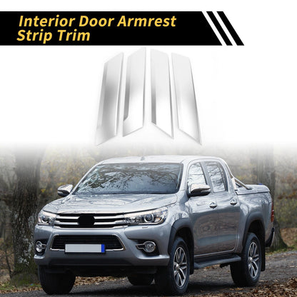 1 Set Interior Door Armrest Panel Strip Trim for Toyota Tundra (2022–2024)