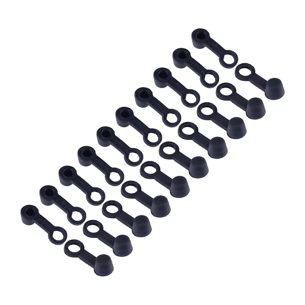 100Pcs Motorcycle Brake Bleeder Screw Cap Oil Drain Tip Cover