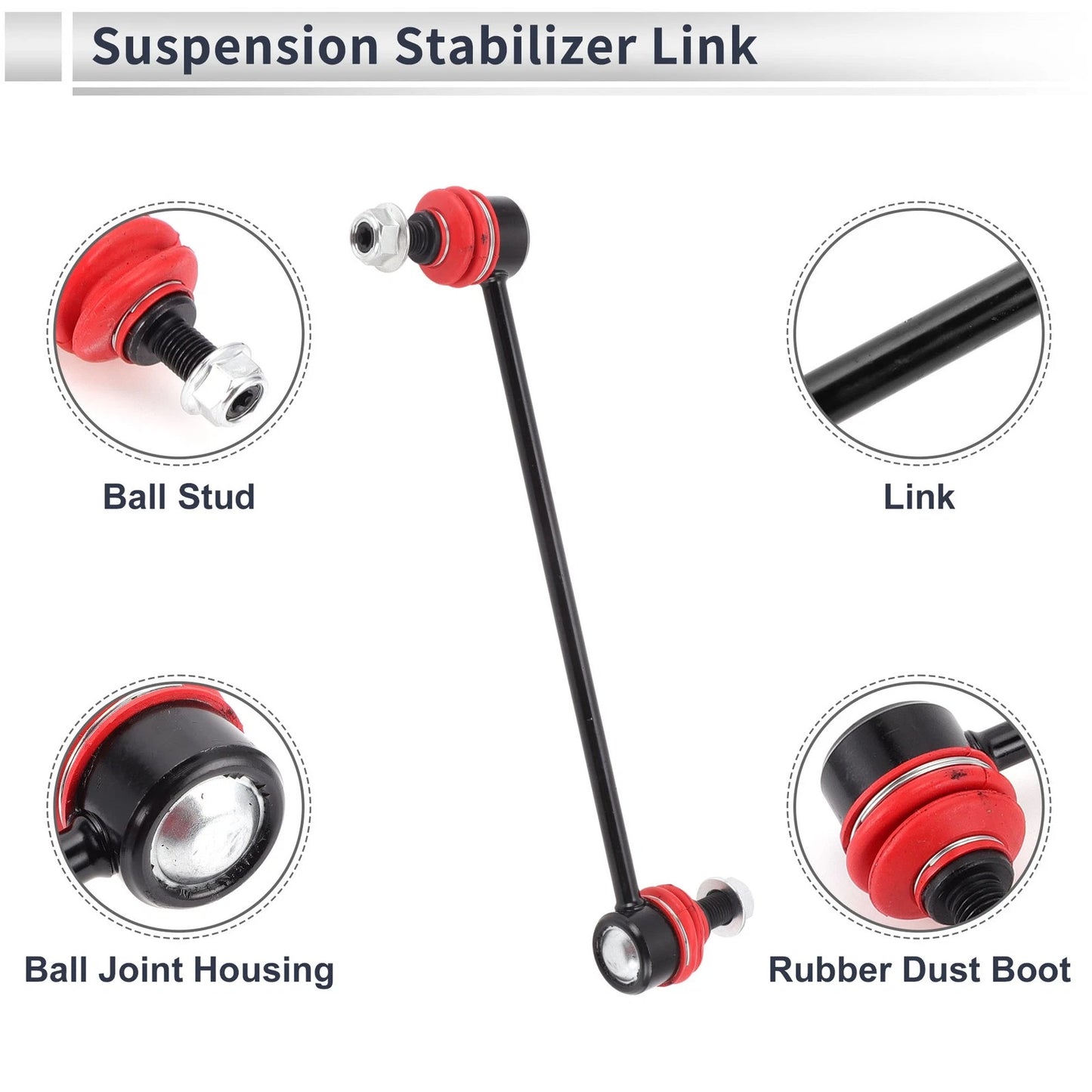Front Stabilizer Bar Links & Bushings for Mazda 3 (2004-2009)
