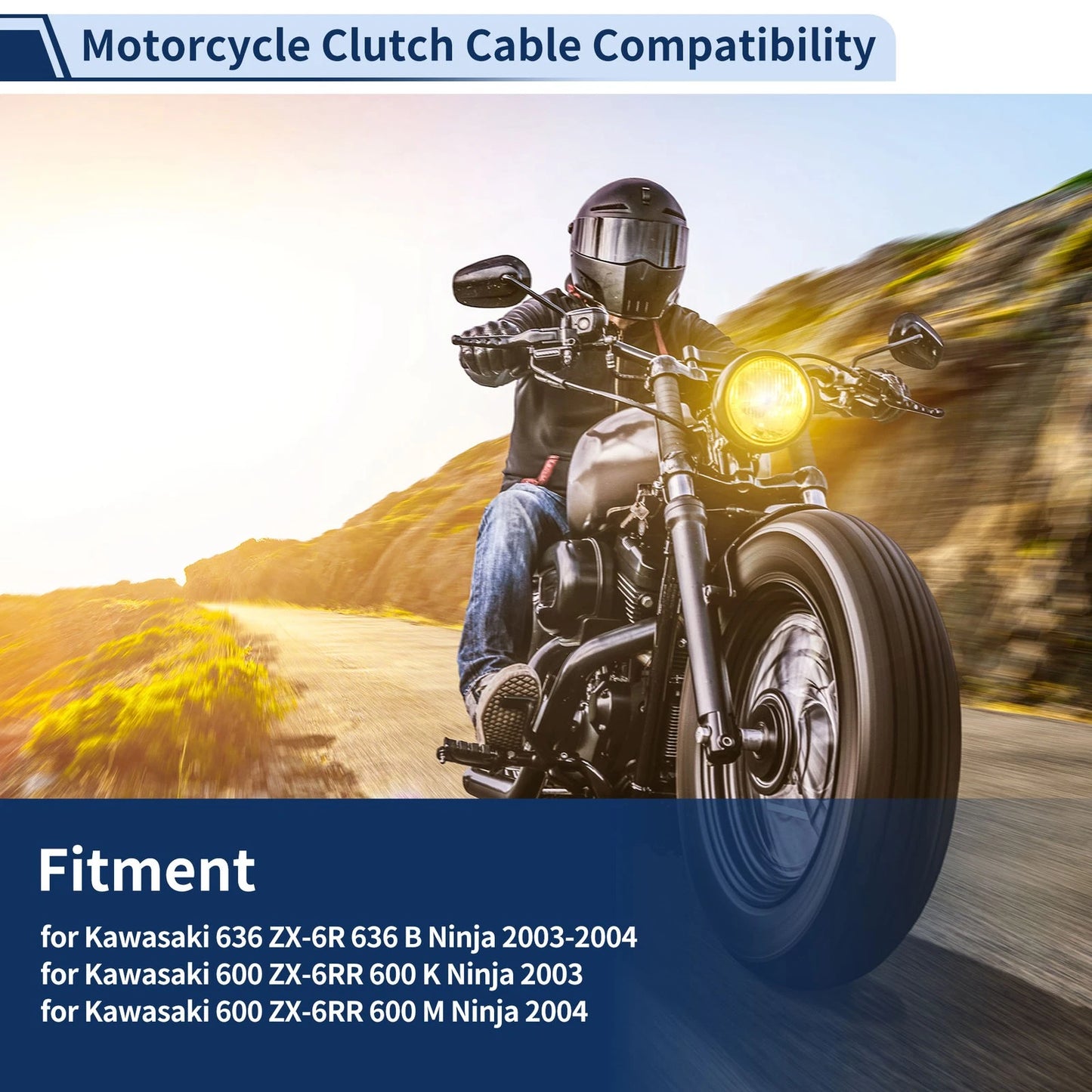 Clutch Cable for Kawasaki ZX-6R Ninja 636B