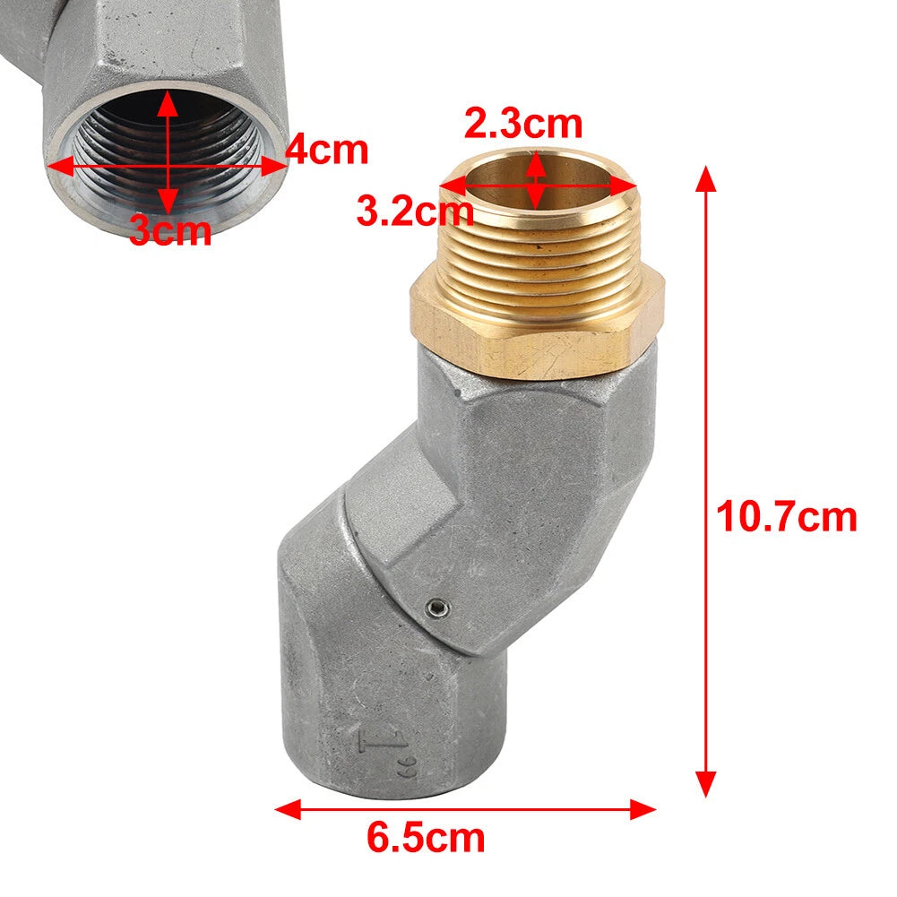 1'' NPT Fuel Hose Swivel 360�� Connector for Fuel Transfer Pump Nozzle