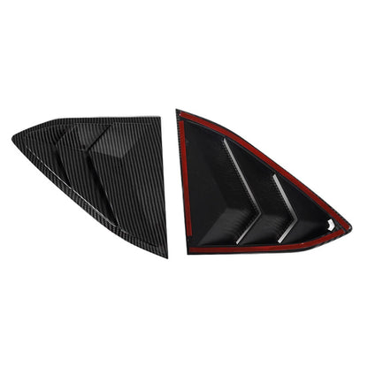 Carbon Fiber Quarter Rear Window Louver Covers for Corvette C8 (2020-2024)