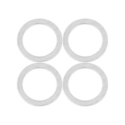 15 x M18 Silver Tone Oil Drain Plug Gaskets for Volvo