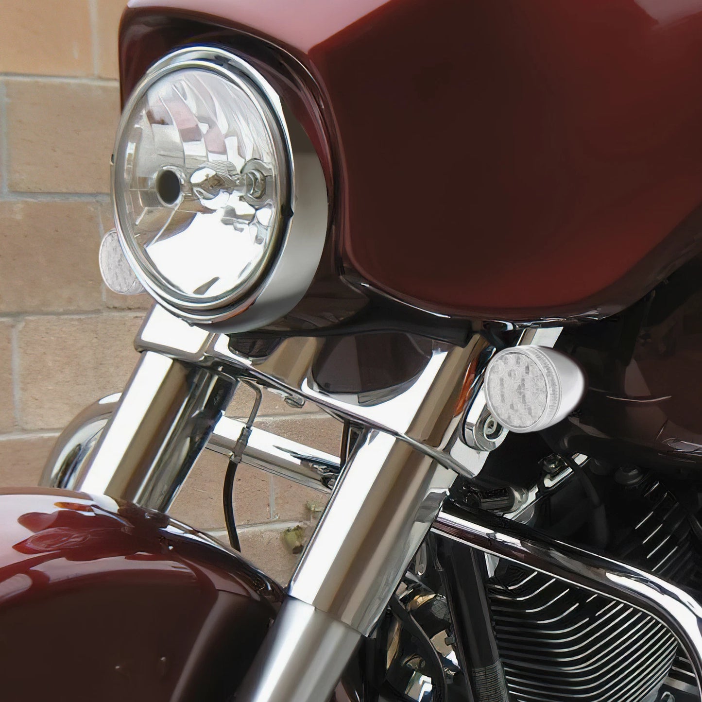 Front Turn Signals Light for Harley Touring Street Glide (2009-2024)