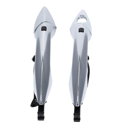 2 x Front LH + RH Door Handle Outer Chrome W/Sensor for Hyundai Elantra (11-15)