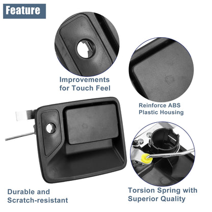 Front Right Passenger Side Exterior Door Handle for Ford Excursion (2000-2005)