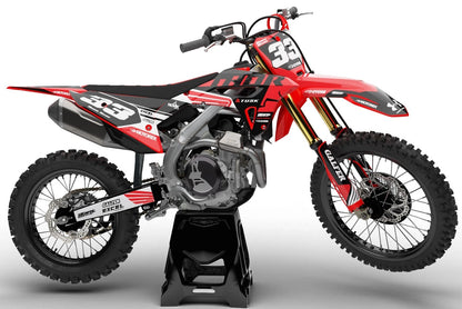 Custom Graphics Kit Complex Style for Honda CRF 110 (2013-2018) Decals