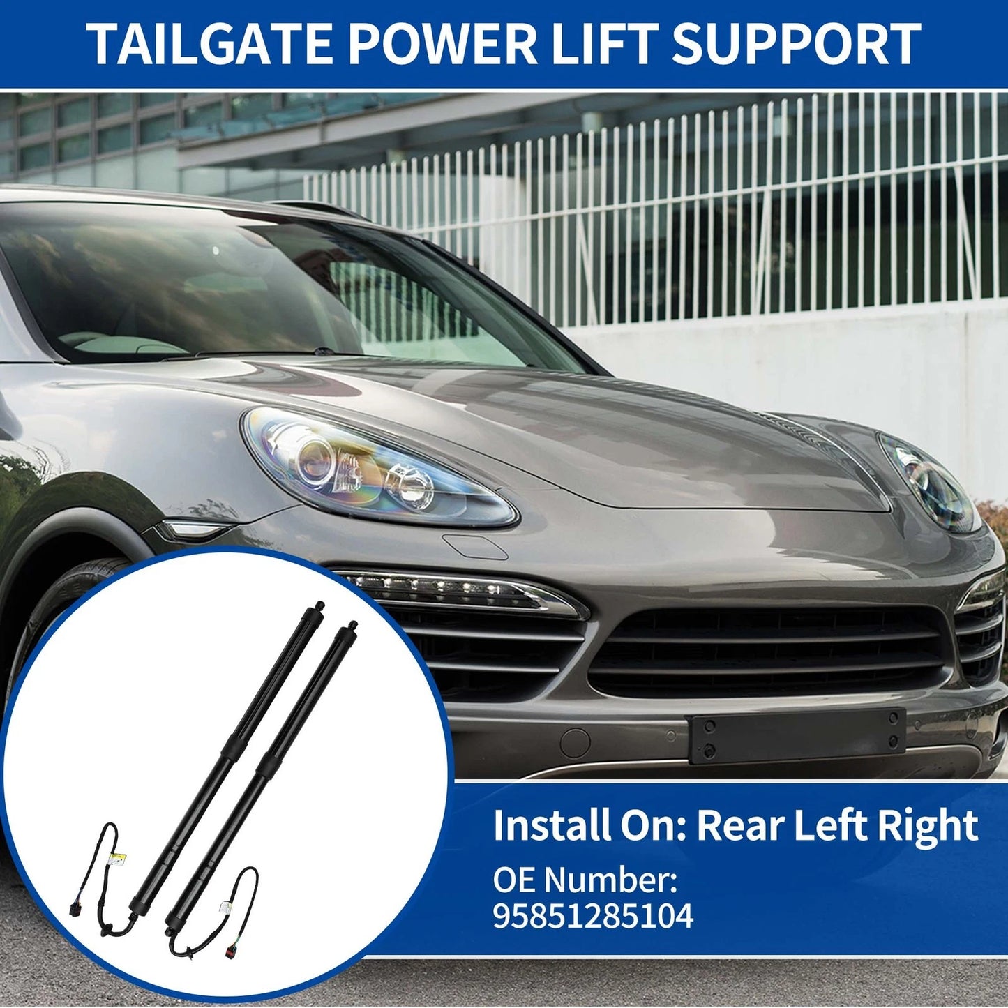 Rear Tailgate Power Lift Support for Porsche Cayenne (2011 - 2014)