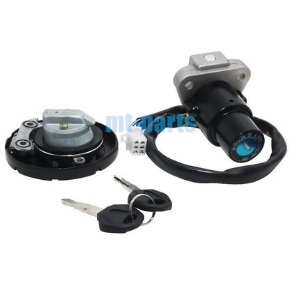 Fuel Cap & Ignition Key Switch Lock for Kawasaki KL250 KLR250 KLR650 (1987-2005)