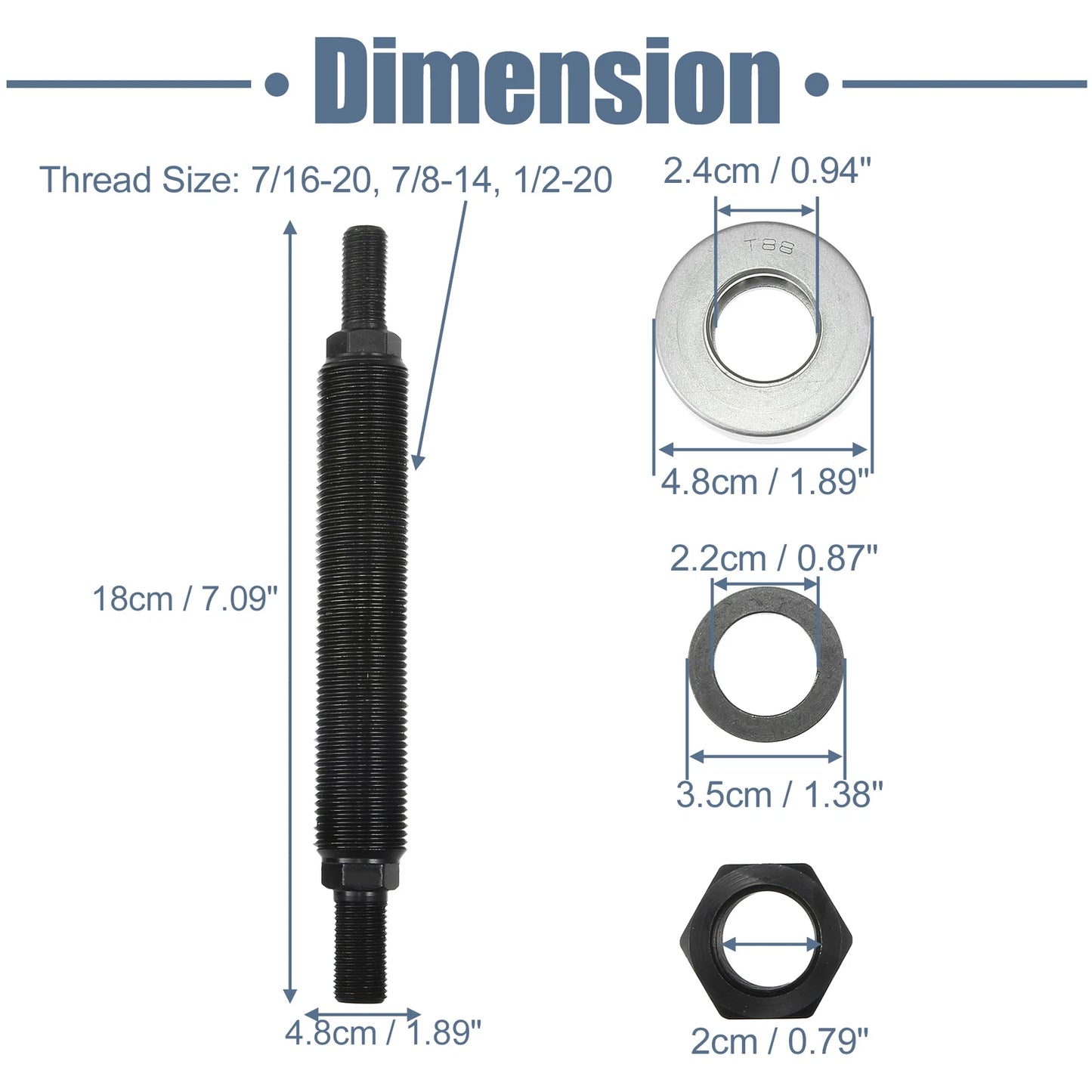 Harmonic Balancer Installation Tool for Chevy SBC & BBC Replacement