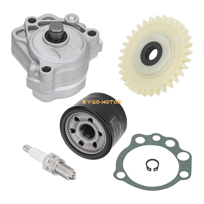 Oil Pump Filter Cleaner Gear Gasket Spark Plug Kit for Yamaha Raptor 660R (2001–2005)