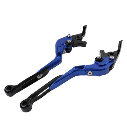CNC Blue Extendable Brake Clutch Levers for Honda VFR1200F (2010-2014)