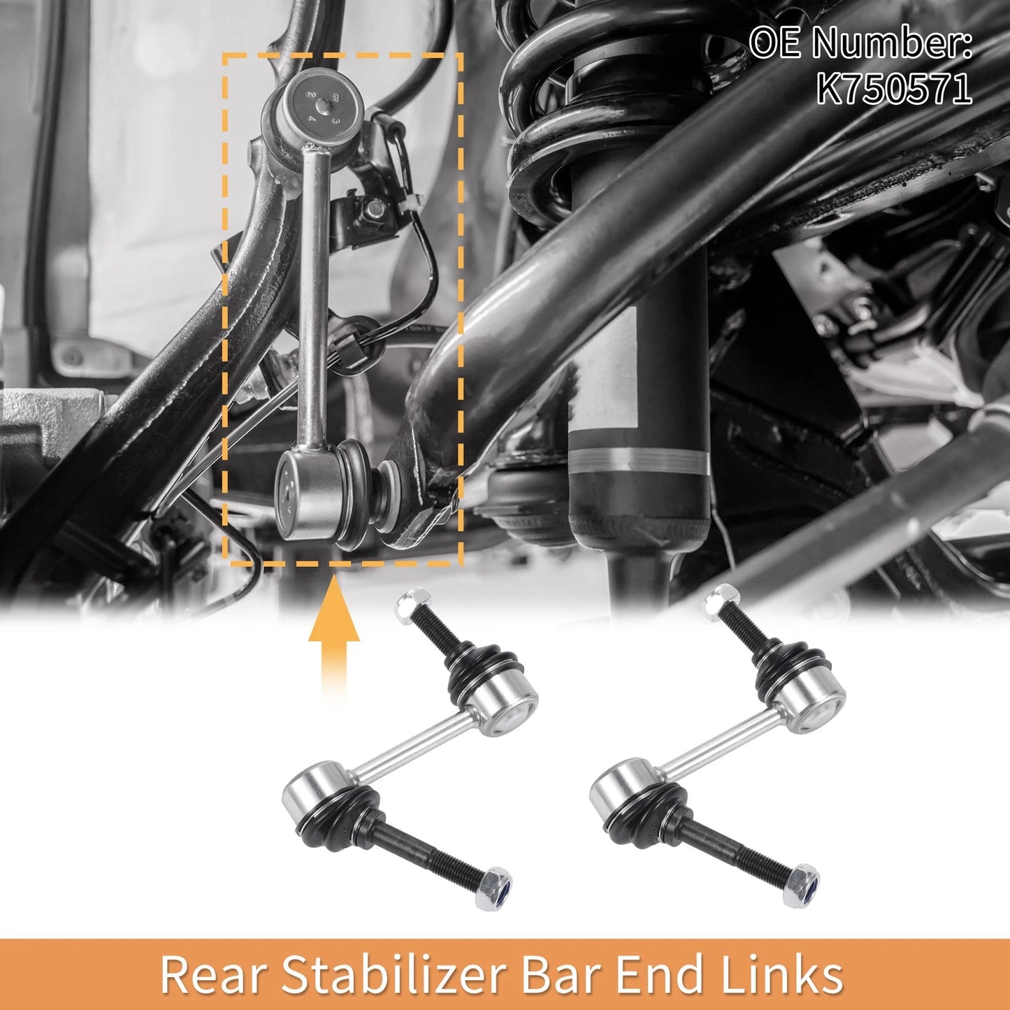 Rear Stabiliser Sway Bar Links for Ford Escape, Mazda Tribute (2001-2012)