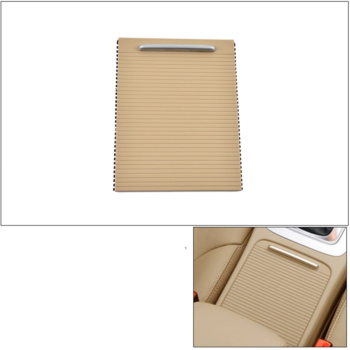 Beige Cup Holder Cover for VW CC (2010-2018)