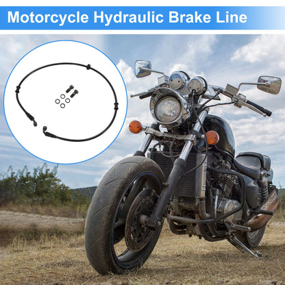 100 cm Motorcycle Brake Clutch Hose Line Nylon PU SS Wire Braid for Motorcycle