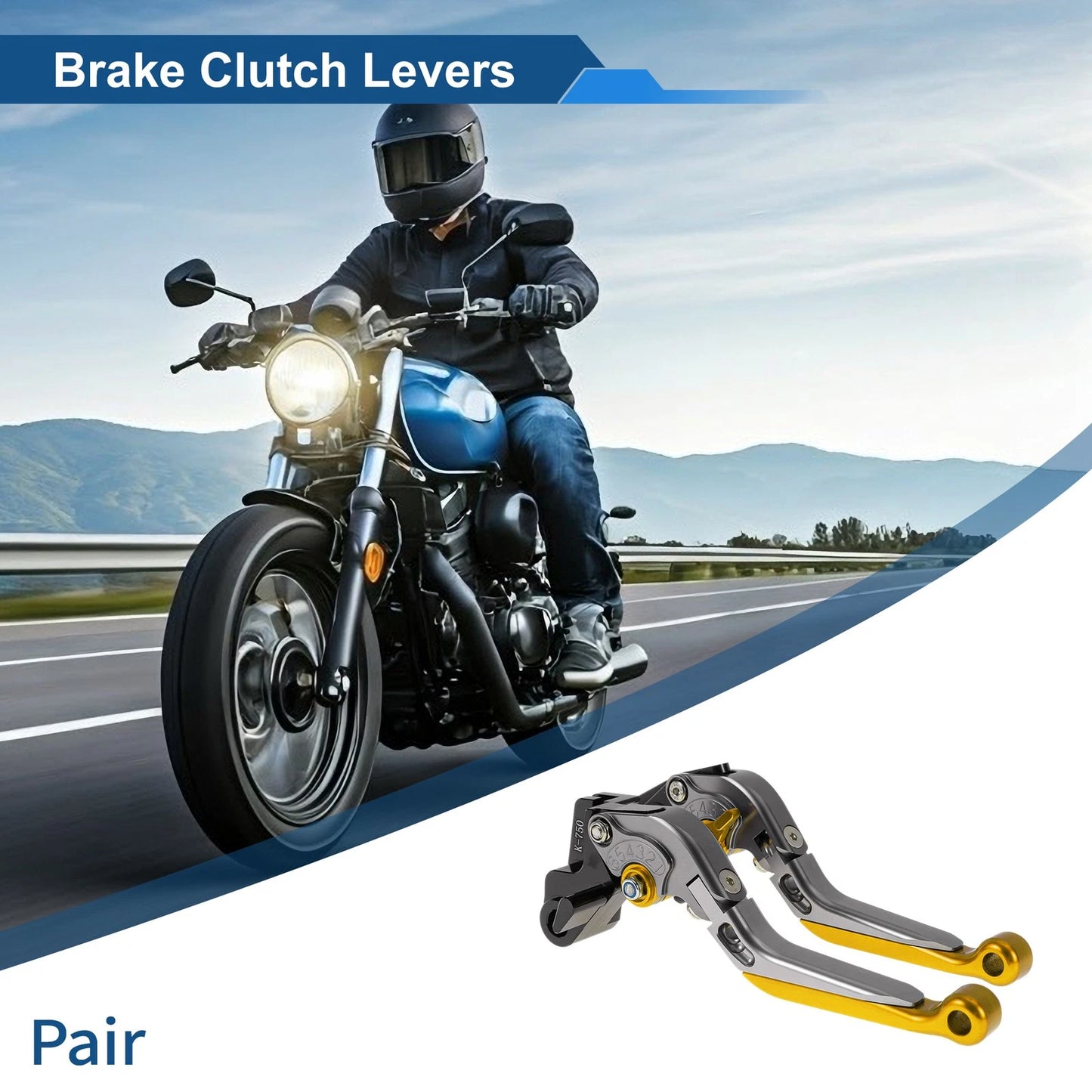 Adjustable Short/Long Brake Clutch Levers for Kawasaki NINJA650R (2009–2016)