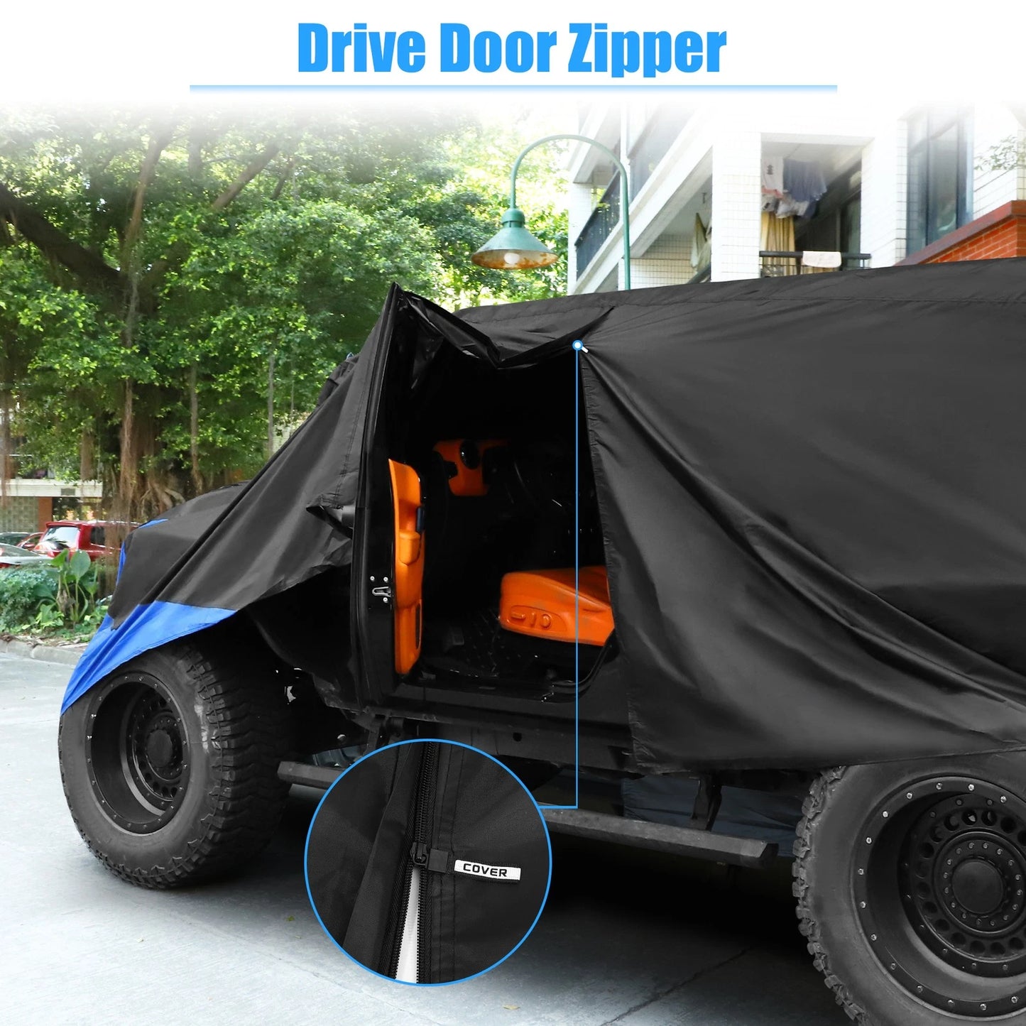 Truck Car Cover for Jeep Gladiator JT 2020-2022 Waterproof Black Blue