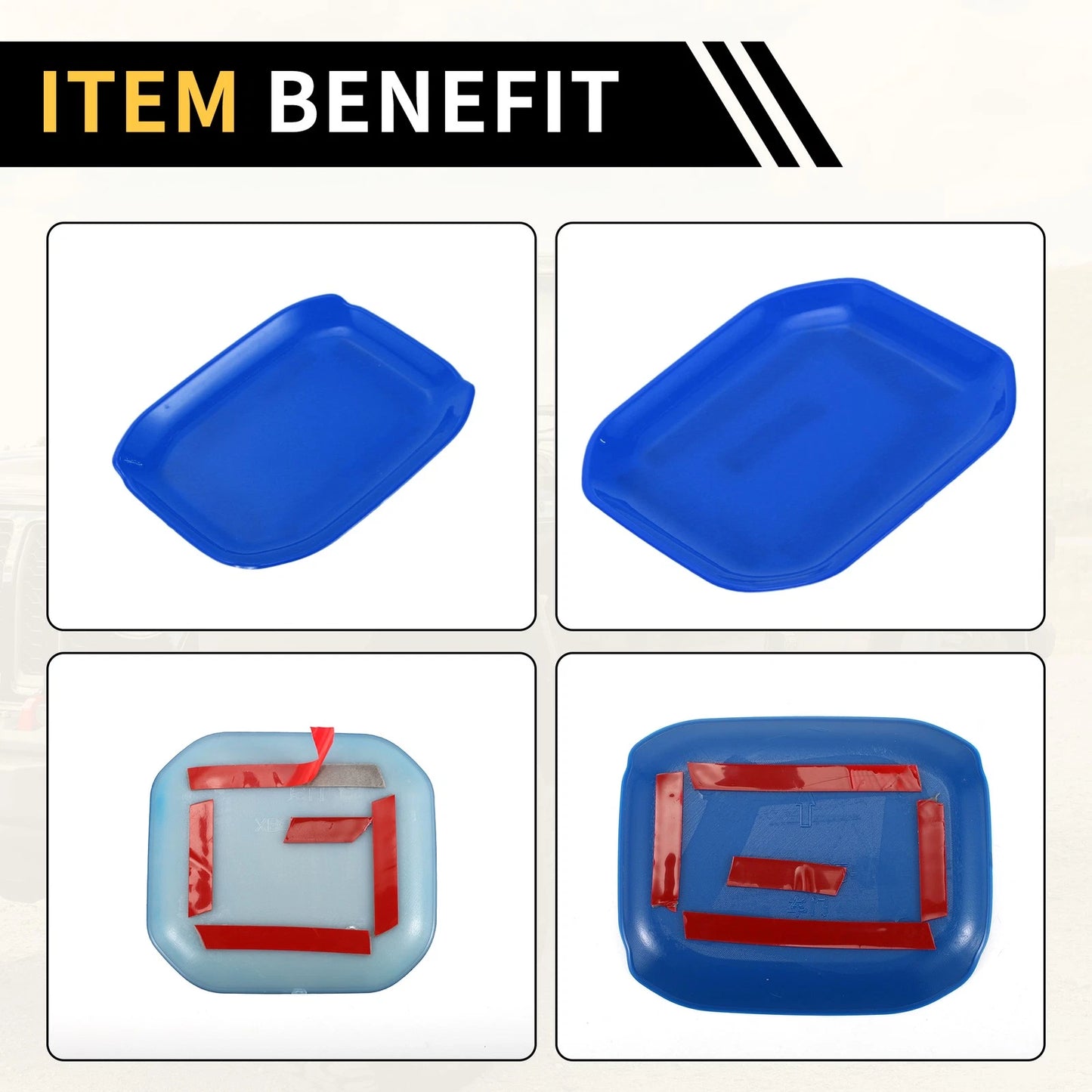 Exterior Door Handle Bowl Cover Trims for Jeep Gladiator JT (2020-2024) Blue