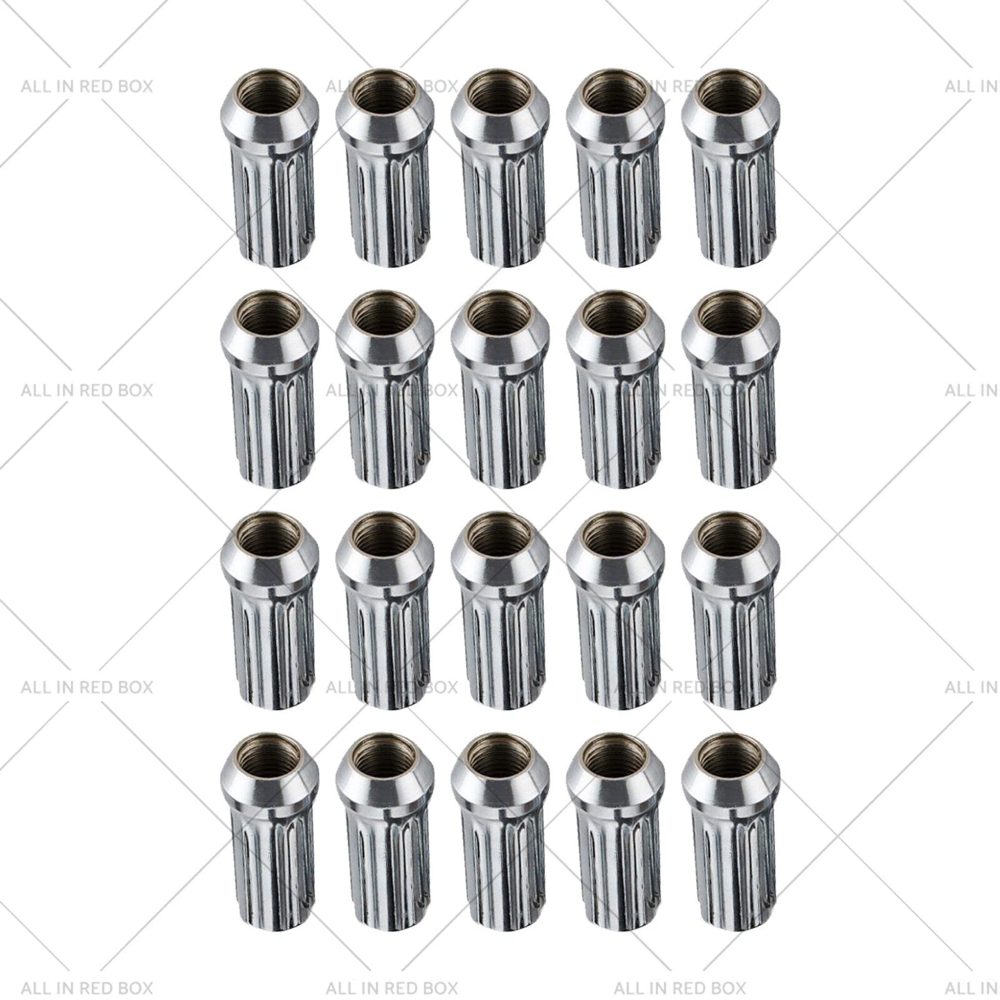 20 x Chrome Spline Wheel Nuts for Holden Landcruiser VE (2006-2016)