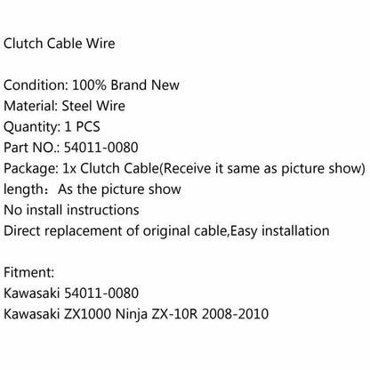 Clutch Cable for Kawasaki ZX1000 Ninja ZX-10R (2008-2010)