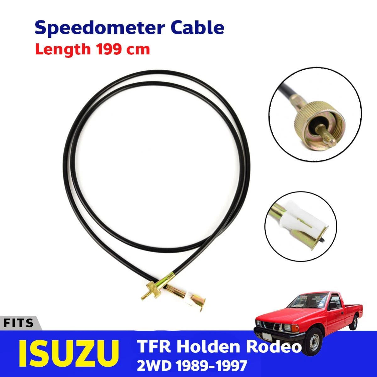 Speedometer Cable Fits Isuzu TF TFR Holden Rodeo Vauxhall Brava 4WD Ute 1988-97