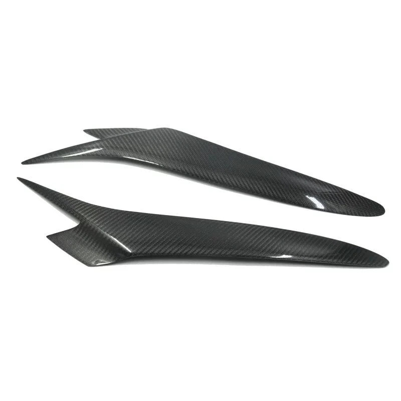 Carbon Fiber Headlight Eyebrow Eyelid Strip Cover Trim for Mazda RX-8 2003-2008