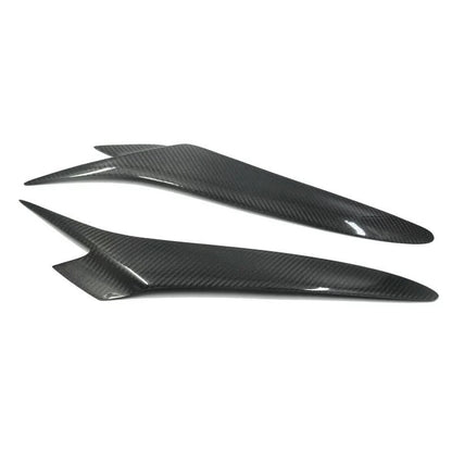 Carbon Fiber Headlight Eyebrow Eyelid Strip Cover Trim for Mazda RX-8 2003-2008