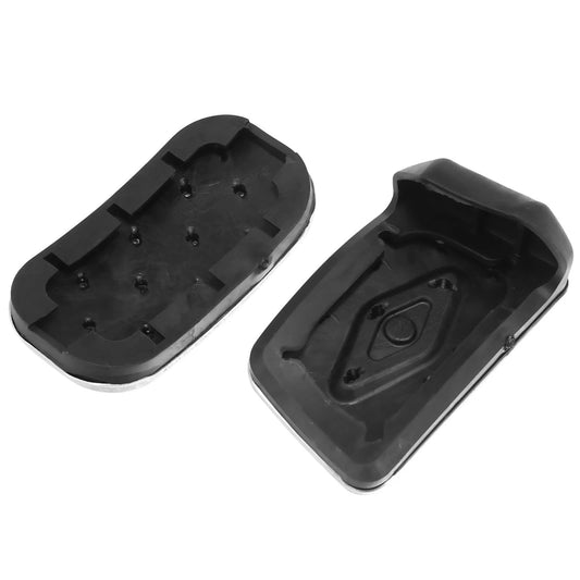 2 x Anti-Slip Aluminum Foot Pedal Covers for Toyota C-HR (2017-2023)
