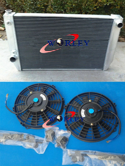 5 Row Radiator + Shroud + Fans for Falcon V8 6cyl XC XD XE XF (1972-1985)