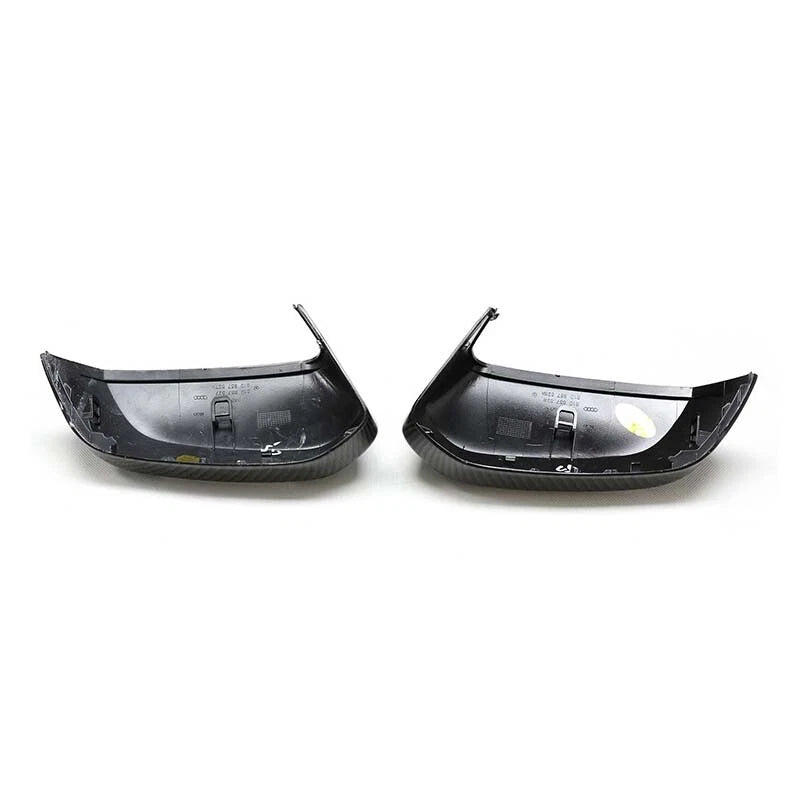 Carbon Fiber Replace Side Mirror Cover For Audi Q3 Q2 2019-2023 w/o Lane Assist