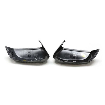 Carbon Fiber Replace Side Mirror Cover For Audi Q3 Q2 2019-2023 w/o Lane Assist