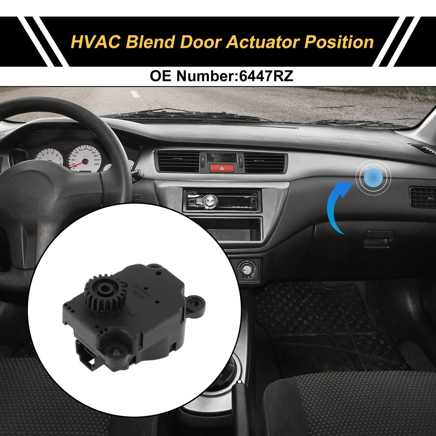 Heater Blend Door Actuator for Peugeot 307 (1997-2010)