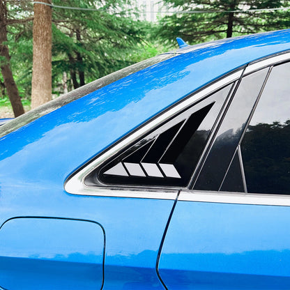 2 x Rear Side Window Louver Trim Covers for Audi A3 S3 (2014-2020)