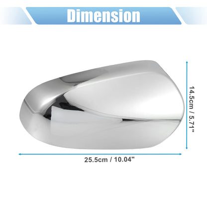 Chrome Plated Top Half Mirror Cover for Toyota Camry (2012-2016)