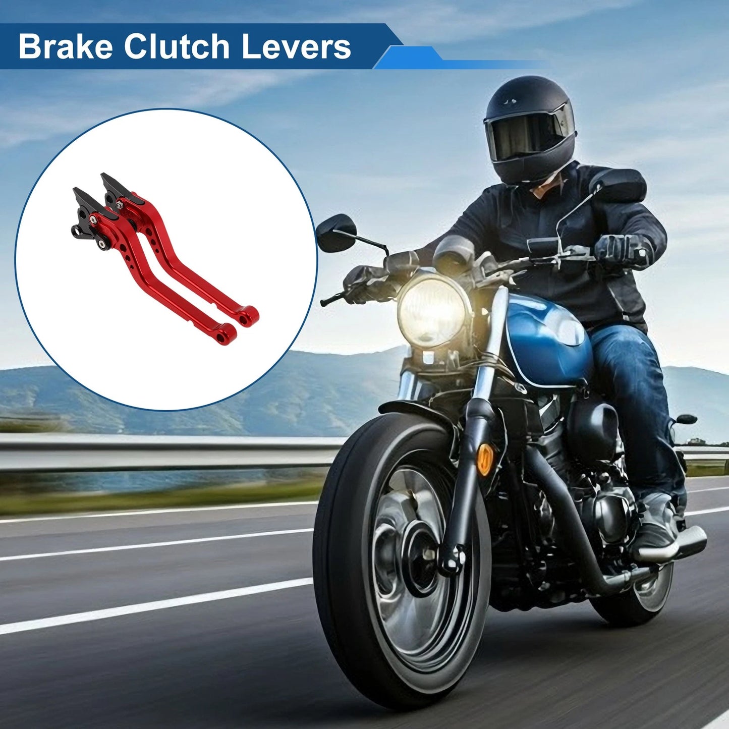 Long Brake Clutch Levers 1 pair for Ducati 996/998/B/S/R (1999–2003)
