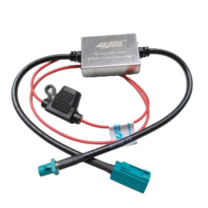 Antenna Signal Booster 25dB Gain for Car FM&AM Radio Inline