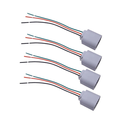 4 x H13 9008 Headlight Wiring Harness Adapter for Ford F-150 (2004-2019)