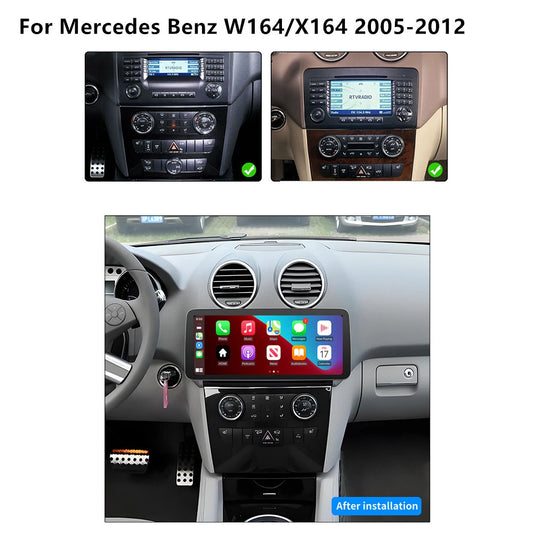 12.3" Car Stereo Radio GPS for Benz M-Class W164, GL-Class X164 (2005-2011)